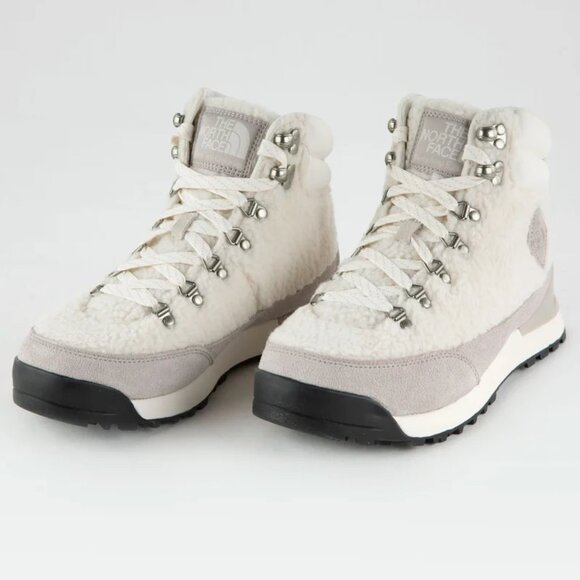 NEW THE NORTH FACE THE NORTH FACE Back To Ber Pile Boots white/silver grey 864tn - Picture 3 of 9